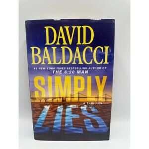 Simply Lies David Baldacci 2023 Hardcover Thriller First Edition - Pre-Owned